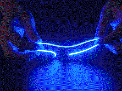 Flexibles LED-Filament – Nudelförmiger, flexibler LED-Streifen – 3 V, 130 mm