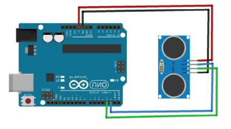 Ultraschall-Distanzsensor HC-SR04 2 - 400 cm - SparkFun SEN-28798
