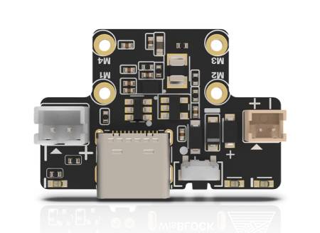 USB-Typ-C-Stromversorgungsmodul mit Li-Pol- und Solarpanel-Unterstützung für WisBlock - RAK Wireless RAK19012