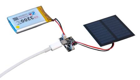 USB-Typ-C-Stromversorgungsmodul mit Li-Pol- und Solarpanel-Unterstützung für WisBlock - RAK Wireless RAK19012
