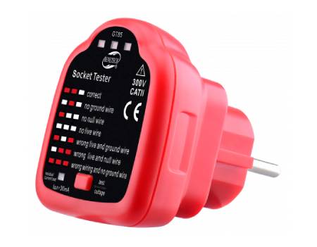 230V RCD-Steckdosenprüfer - Benetech GT85