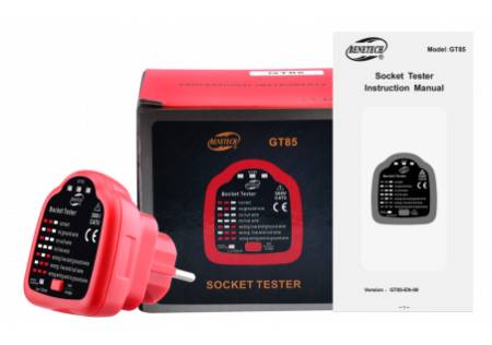 230V RCD-Steckdosenprüfer - Benetech GT85