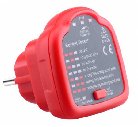 230V RCD-Steckdosenprüfer - Benetech GT85