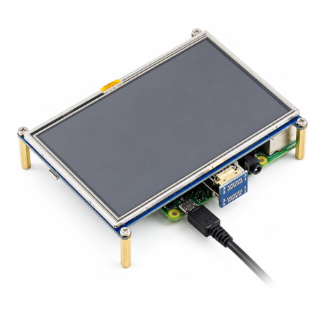 Kompakter 5"-Touchscreen für Projekte mit dem Raspberry Pi