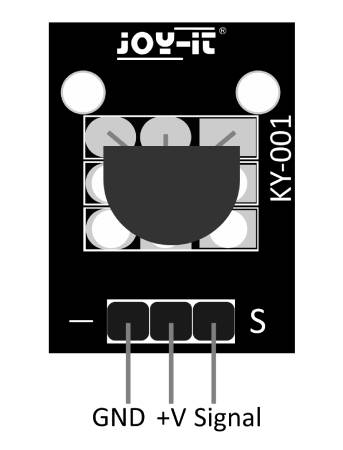 Digitaler 1-Wire-Temperatursensor DS18B20 - Joy-IT KY-001