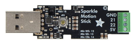 Sparkle Motion Stick – Controller für adressierbare WLED-Streifen und LEDs – ESP32 – USB – Adafruit 6332
