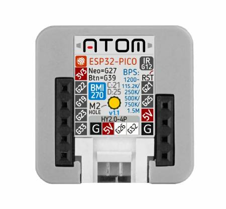 M5Atom-Matrix v1.1 - Entwicklungsmodul mit RGB-LEDs - ESP32 - M5Stack C008-B-V11