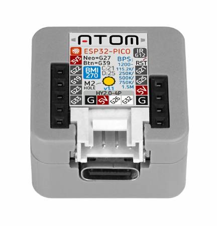 M5Atom-Matrix v1.1 - Entwicklungsmodul mit RGB-LEDs - ESP32 - M5Stack C008-B-V11