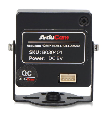A708 12 MPx IMX708 USB UVC Fixfokus-Kamera mit Metallgehäuse - ArduCam B03041