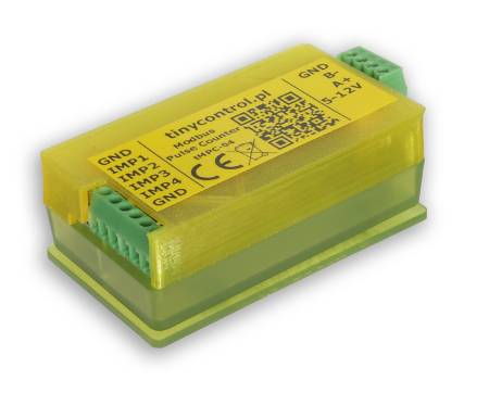 Tinycontrol tMPC-04 – 4-Kanal-Modbus-RTU-Impulszähler