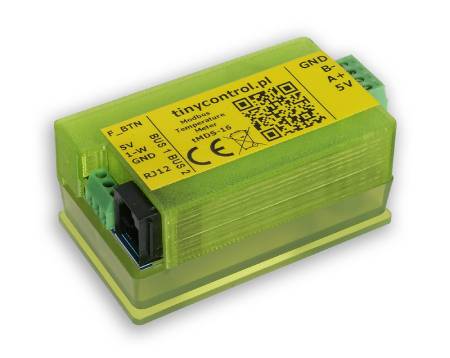 Tinycontrol tMDS-16 – Temperaturmessgerät – Modbus RTU – bis zu 16 DS18B20-Sensoren