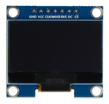 1,3-Zoll-OLED-Display, 128 x 64 Pixel, SPI - SH1106 - weiß