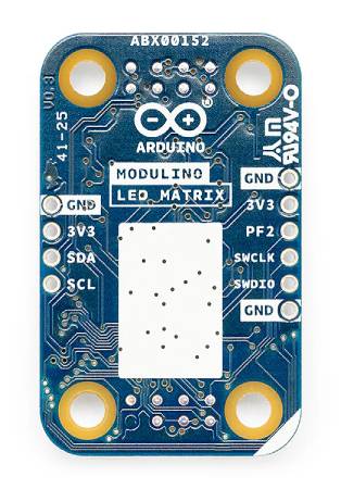 Arduino Modulino LED-Matrix - programmierbare LED-Matrix 8x12 - Qwiic - ABX00152