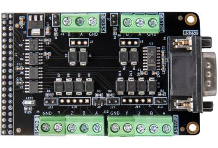 AN3485 – RS232/RS422/RS485-Kommunikationsmodul für FPGA- und SoC-Boards