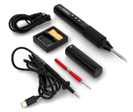 Intelligenter, tragbarer Lötkolben mit Multimeter und Akku – USB Typ-C PD/QC – 75 W – ZOYI ZT-N2