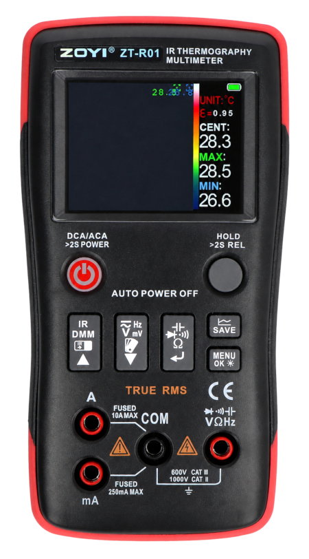 True-RMS-Multimeter mit Wärmebildkamera - ZOYI ZT-R01v