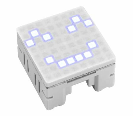 Chain Mono – 8x8 LED-Matrix mit weißen Dioden – UART – M5Stack U217