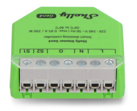 Shelly Dimmer Gen4 – Intelligenter Lichtdimmer mit WLAN/Bluetooth/ZigBee/Matter