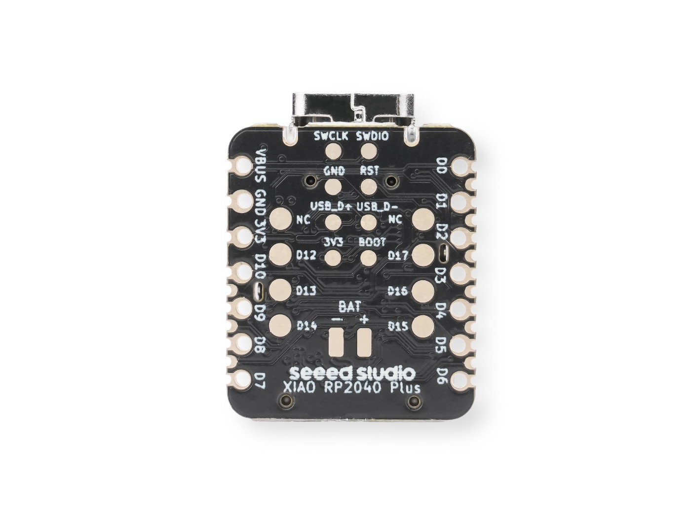 Seeed Xiao RP2040 Plus - 26 GPIO/Li-Ion-Laden - Arduino/MicroPython - Seeedstudio 100059977
