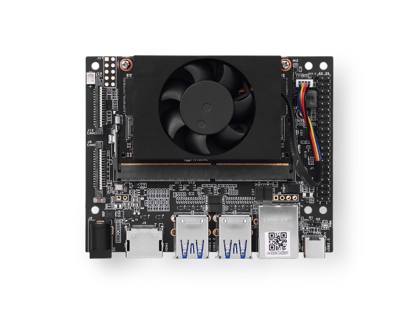 reComputer J401 Nano Bundle - Nvidia Jetson Orin Nano 8GB RAM + 256GB NVMe - ohne Gehäuse - Seeedstudio 100088050