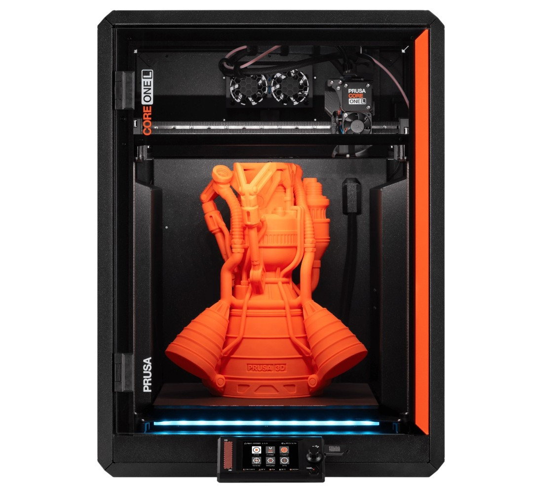3D-Drucker - Original Prusa CORE One L - zusammengebaut - Critical Infrastructure Edition - mit verschlüsseltem USB-Stick 30 GB