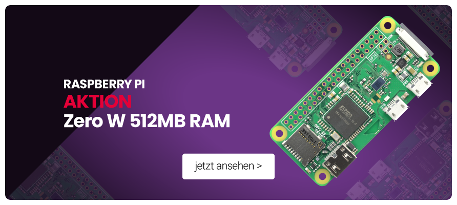 RPI-08330 Raspberry Pi Zero W 512 MB RAM - WiFi + BT 4.1